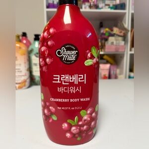 ShowerMate Cranberry Body Wash - Korean Body Care